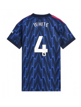 Billige Arsenal Ben White #4 Bortedrakt Dame 2025-26 Kortermet